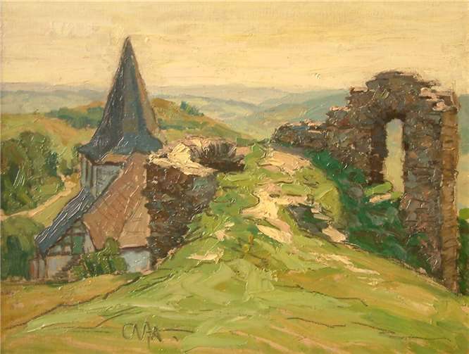 Das Gemälde EB 078 Kronenburg.privat