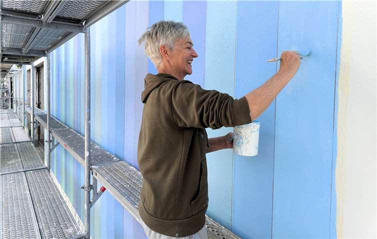 Das Gesamtkunstwerk ist noch im Entstehen. Fotos: