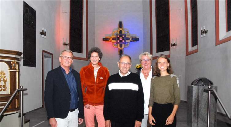 Das Gesangsensemble „Drei + 1“ und Pfarrer Wolfgang Weik gestaltetenmeditativ-musikalische Andachten in der evangelischen Kirche in Ransbach. Fotos: KER