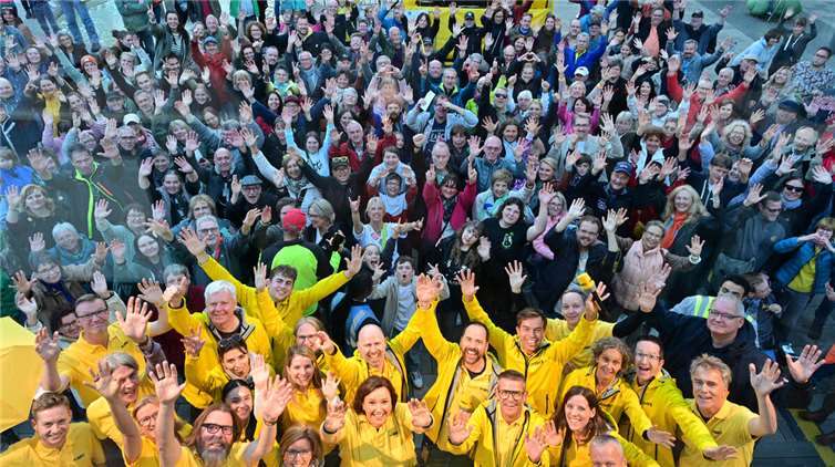 Das „Gläserne Studio“ in Koblenz vom 8. bis 12. September.  Foto: SWR Presse/Bildkommunikation