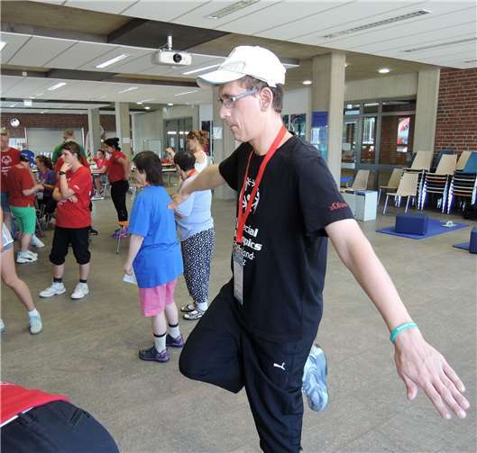 Das Gleichgewichtwurde ebenfalls geschult.