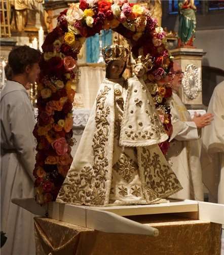 Das Gnadenbild der Muttergottes.