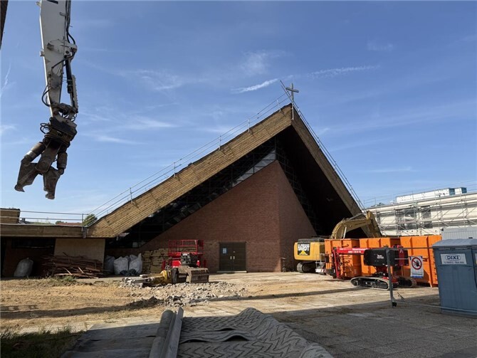 Das Gotteshaus wurde 1969 eingesegnet und soll nun abgerissen werden.
