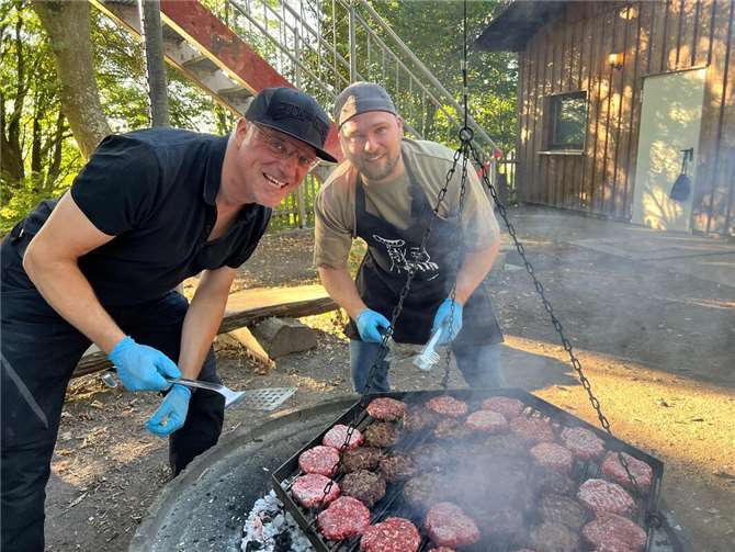 Das Grill-Team gab alles.  Foto: Günter Groß/NCV