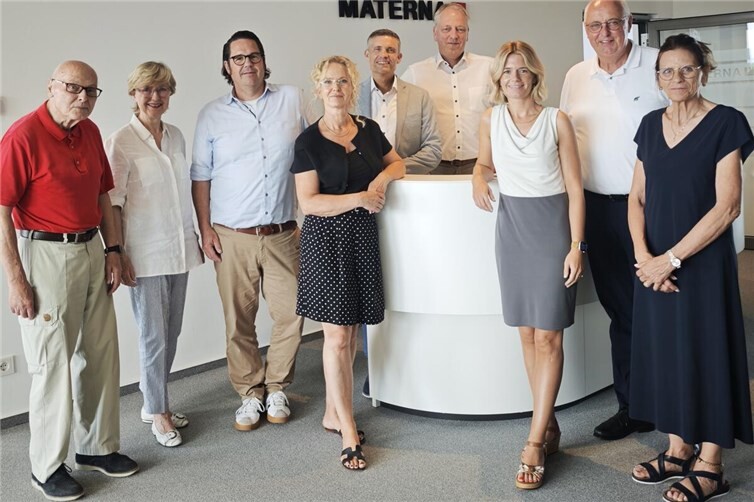 Das Gruppenfoto zeigt die Teilnehmerinnen und Teilnehmer beim Unternehmensbesuch der Materna Information & Communications SE in Koblenz
