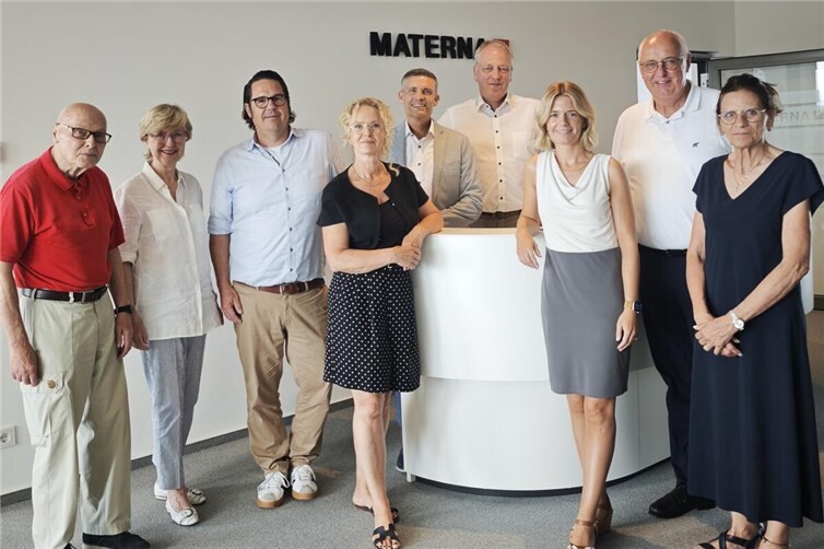 Das Gruppenfoto zeigt die Teilnehmerinnen und Teilnehmer beim Unternehmensbesuch der Materna Information & Communications SE in Koblenz
