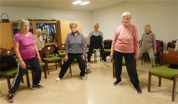 Das Hauptaugenmerk lag dieses Mal auf Beinübungen. Foto: privat