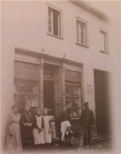 Das Haus Hommeshannes um 1910.  Foto: Archiv