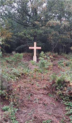 Das „Heeger Kreuz“ an der L 256.