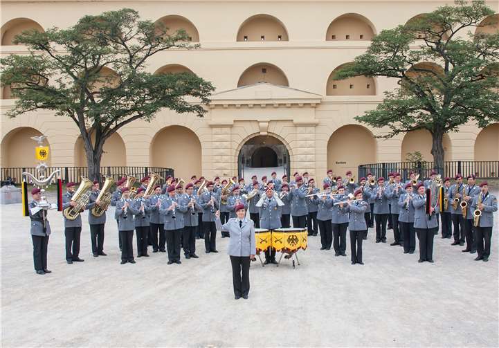 Das Heeresmusikkorps Koblenz ist bereits zum zweiten Mal zu Gast am Nürburgring. Foto: privat