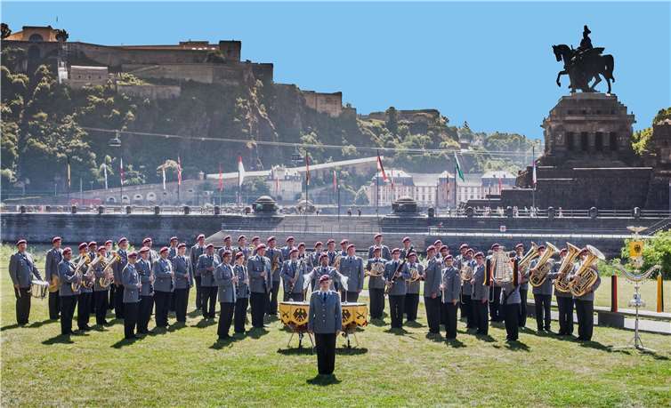 Das Heeresmusikkorps Koblenz spielt am am Mittwoch, 4. Juli.Heeresmusikkorps