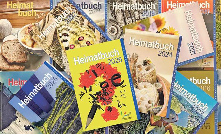Das Heimatbuch des Kreises erfreut sich seit mehr als vier Jahrzehnten großer Beliebtheit. Welche Ereignisse wohl im Heimatbuch 2026 festgehalten werden? Foto: Kreisverwaltung Mayen-Koblenz