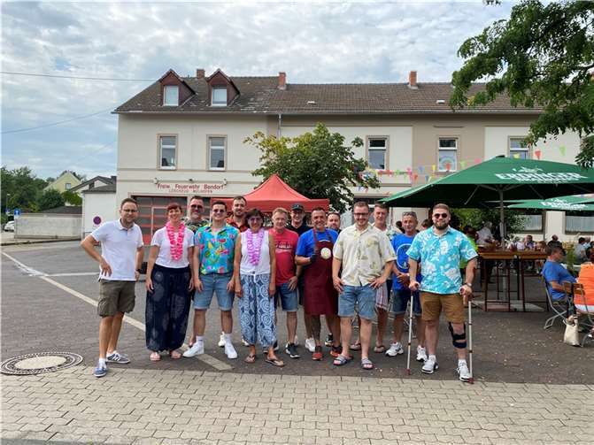 Das Helferteam vor Beginn der Veranstaltung. Fotos: IG Mülhofener Bürger