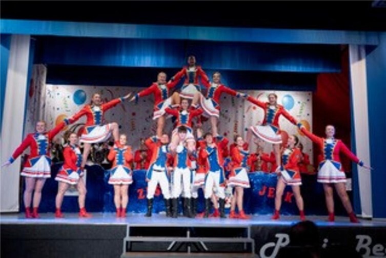 Das Highlight der Prunksitzung, die Stadtsoldaten der KG Zesse Jecke.