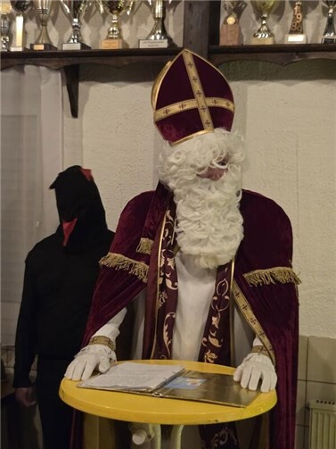 Das Highlight war, wie in jedem Jahr natürlich der Besuch des Nikolaus. Foto: privat