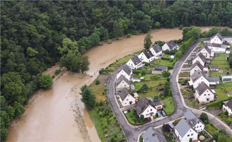 Jetzt haben die Bürger das Wort Das Hochwasser in Trimbs im Juli 2021. Foto/Quelle: VG Maifeld