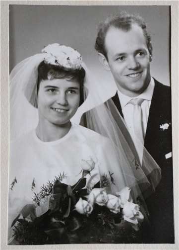 Das Hochzeitsfoto von 1960.