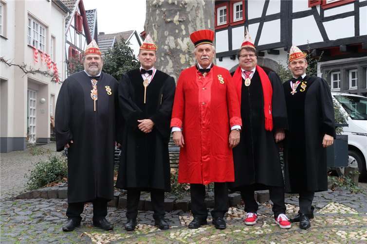 Das Hohe Gericht 2024 v.l.: Andreas Schwager, Uwe Kochems, Werner Henneker, Hans J. Freund.  Foto: Daniela Simon