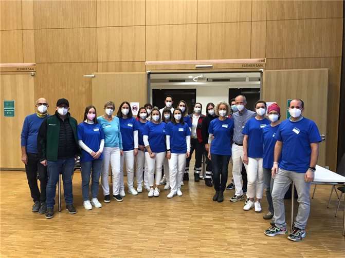 Das Impfteam konnte sich über eine reibungslose Impfaktion freuen. Foto: privat