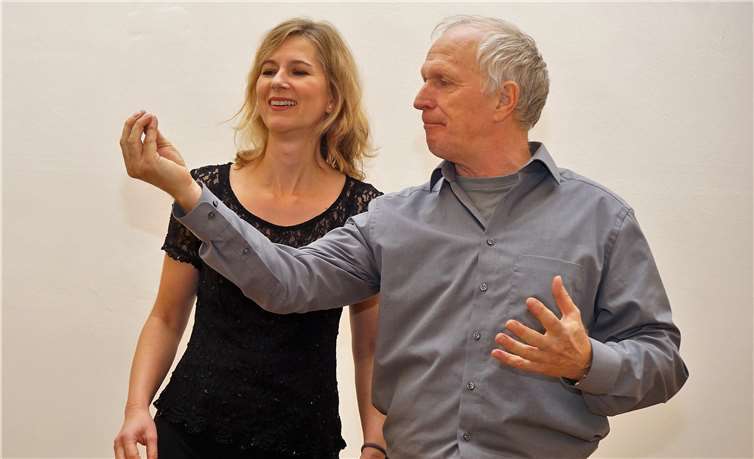 Das Improvisationstheater Subito! sorgte für Musik und Unterhaltung in der Feierstunde