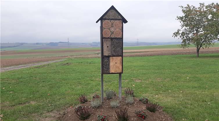 Das Insektenhotel. Foto: privat