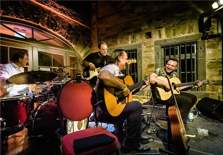 Das Jermaine - Reinhardt -Quartett. Foto: Klaus Manns