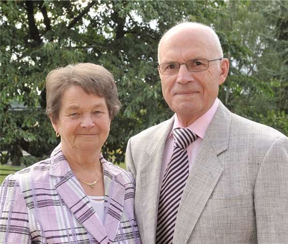 Das Jubelpaar Alice und Heinrich Schmitz. RÜ