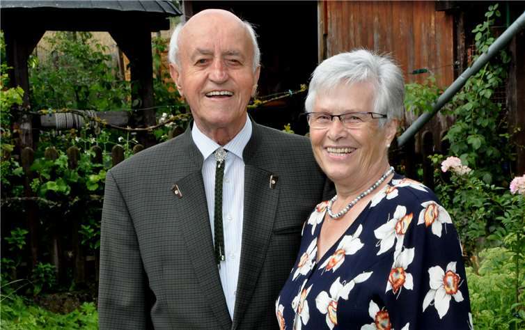Das Jubelpaar Hermann und Hedwig Faßbender. Foto: Bernd Schmitz