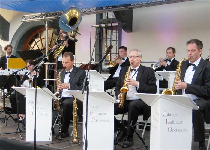 Das Jubilee Ballroom Orchestra spielt bereits zum fünften Mal im Stadtmuseum. privat