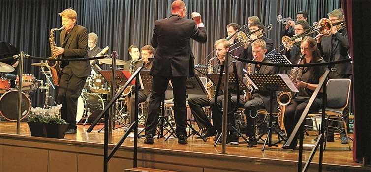 Das Jugendjazzorchester Rheinland-Pfalz begeisterte sein Publikum in Urbar. privat