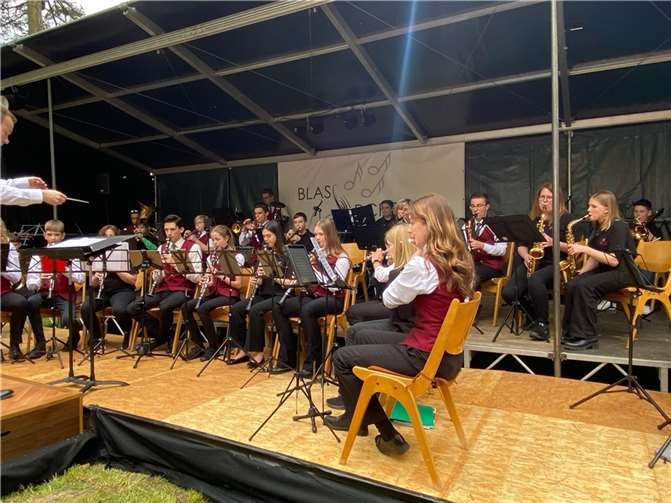 Das Jugendorchester begeistert unter der musikalischen Leitung von David Buhr. Foto: privat