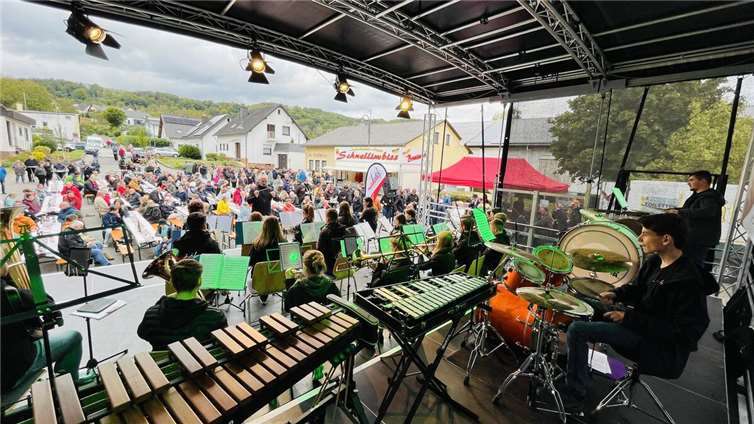 Das Jugendorchester unter der Leitung von Thorsten Krause.