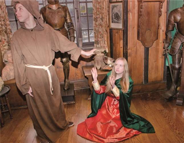 Das Jugendtheater Hatzenport führt „Die Wartburg“ auf.privat