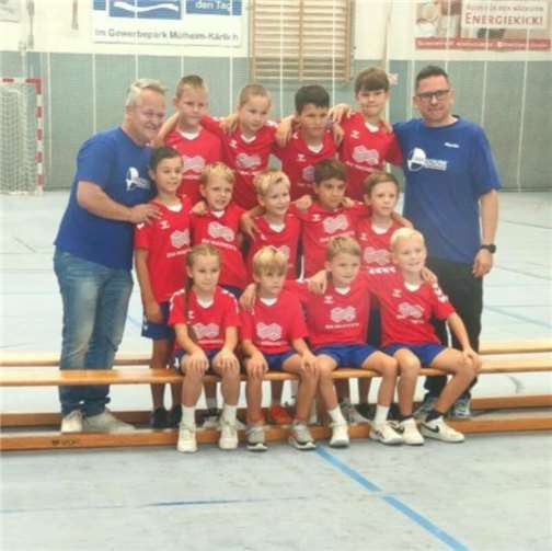 Das „Junge Gemüse“ des Handball Mülheim-Urmitz stellt sich vor. Foto: privat