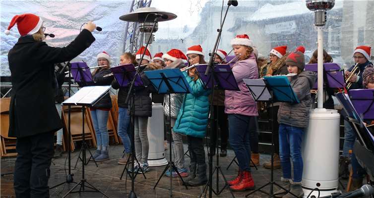 Das Junior-Orchester beim Auftritt in Bendorf.Privat