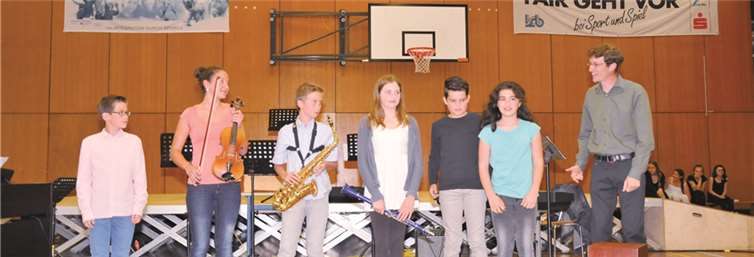 Das Junior-Orchester brachte alle Besucher in Schwung.  Privat