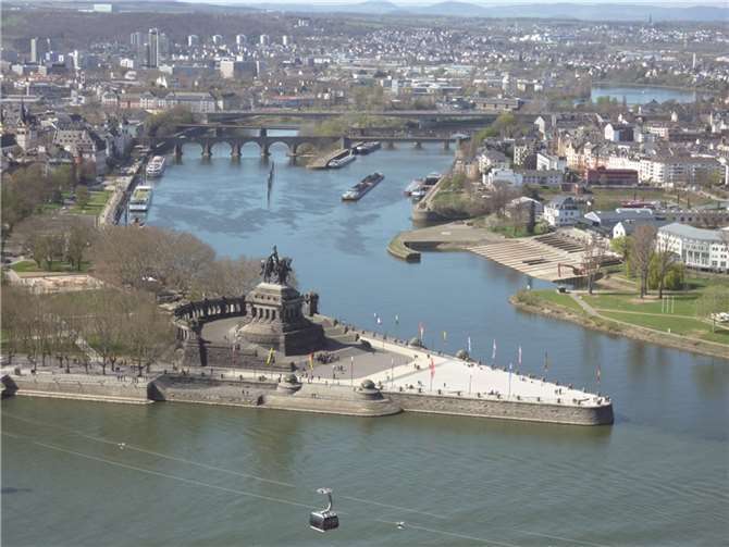 Das Kaiserdenkmal am Deutschen Eck.Dr. René Hanke