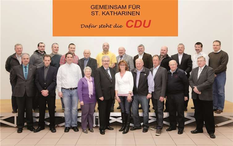 Das Kandidatenteam der CDU St. Katharinen. privat