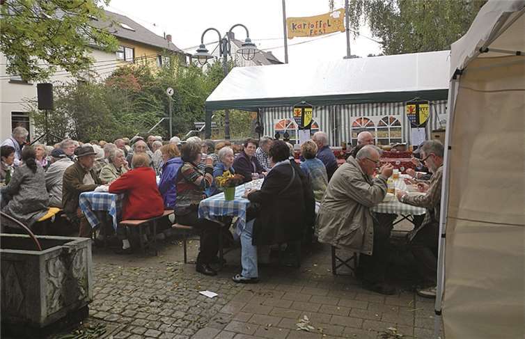 Das Kartoffelfest war durchweg gut besucht.privat
