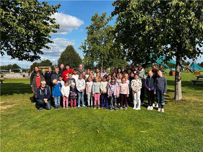 Das Kindercorps der Stadtsoldaten Meckenheim machte seinen alljährlichen Ausflug. Foto: privat