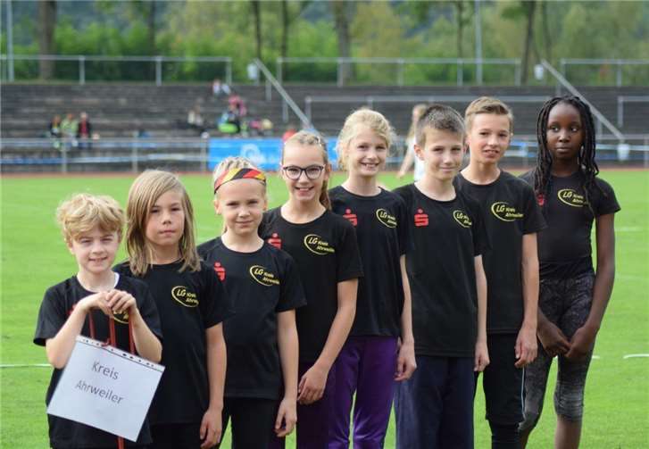 Das Kinderleichtathletik-Team der LG Kreis Ahrweiler. privat
