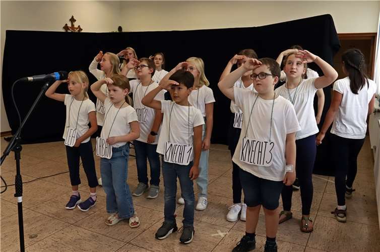 Das Kindermusical begeisterte.