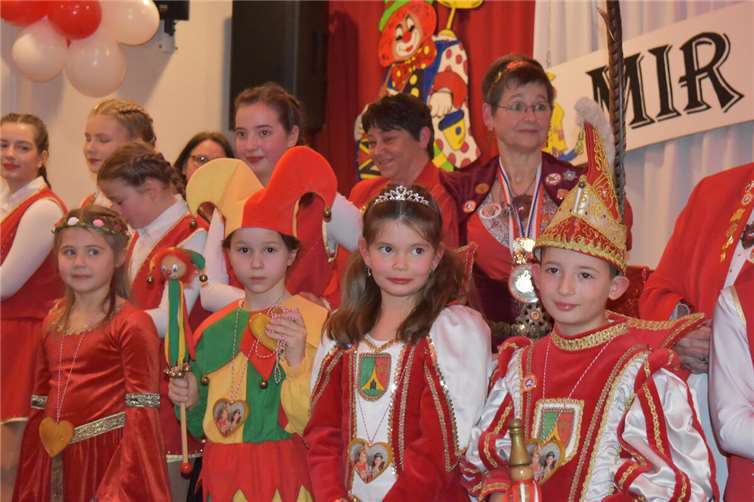 Das Kinderprinzenpaar.