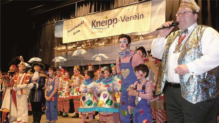 Das Kinderprinzenpaar von Wallersheim und Neuendorf. privat