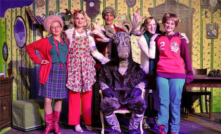 Das Kindertheaterstück wird „Es ist ein Elch entsprungen“ wird am 6. Dezember in Linz aufgeführt. privat