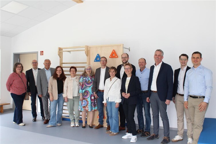 Das Kita-Gebäude wurde im Rahmen der offiziellen Einweihung besichtigt. 