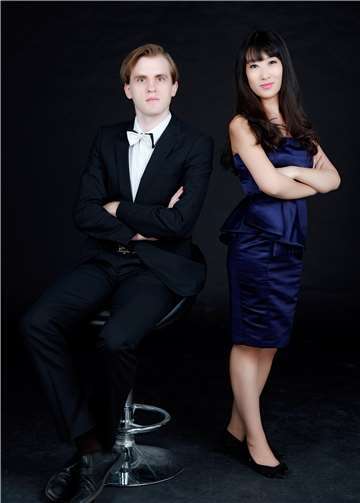 Das Klavierduo Xin Wang und Florian Koltun. Foto: privat