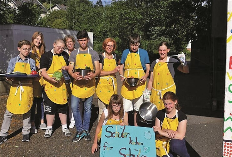 Das Kochteam der Burgweg-Schule.privat