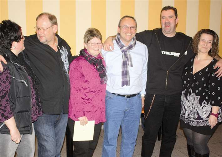 Das Königspaar Christoph und Sandra Prangenberg konnte direkt ihre Ehrenpaare präsentieren.  DL