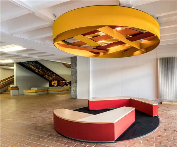 Das Kunstwerk an der IGS Zell ist ein echter Hingucker. Steffen Borowski